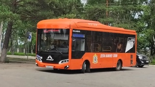 Хабаровск. Поездка на новом автобусе Volgabus-4298G4 Amurbus. Пригородный маршрут 101.