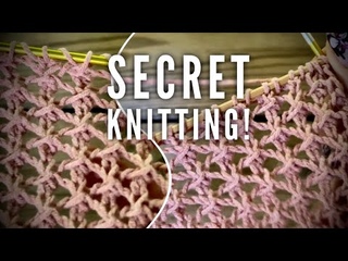 Вяжем быстро трендовую сеточку спицами! Секрет узора раскрыт!  SUPER EASY KNITTING PATTERN
