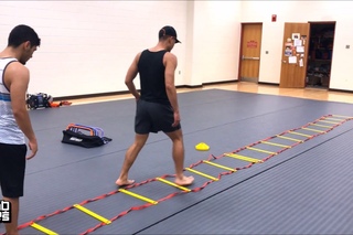 7 Fun Taekwondo Speed Drills with an Agility Ladder and Hurdles