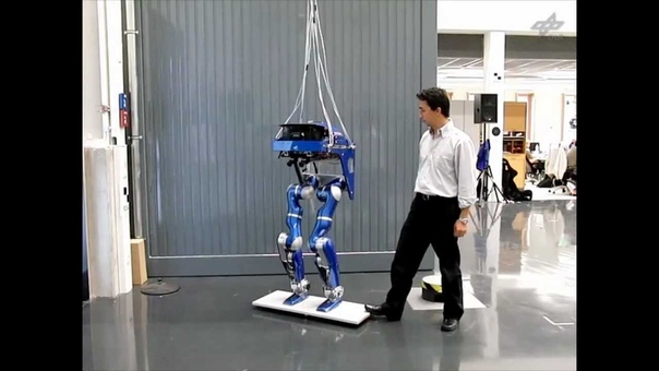 Robot Keeps Balance When Kicked,