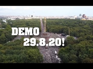 BERLIN - DEMO -  - Exklusive Drohnenaufnahmen!