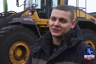 О работе крупной техники на расчистке дорог