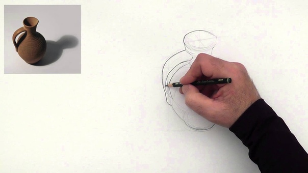 Drawing a ceramic pitcher how to draw spherical objects (slow