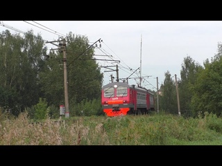 Электропоезд ЭД4М-0266/0157 сообщением Александров-1 - Дмитров