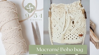 Bolso Macram (tipo morral)/ Macram Boho bag TUTORIAL