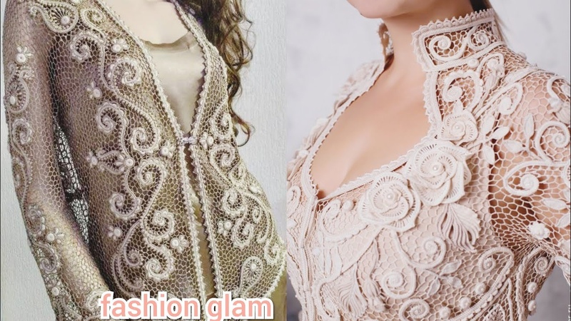 beautiful irish lace crochet top and blouse styles for womens