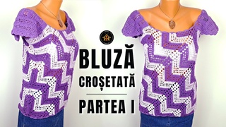 Cum crosetam Bluza Ella - Partea I