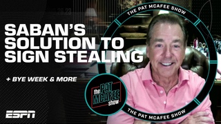 Nick Saban on bye week + solution for sign stealing & More  FULL INTERVIEW | The Pat McAfee Show