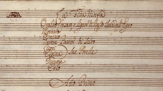 La fida ninfa: Trio ‘S’egli è ver che la sua rota’ / VIVALDI RV 714 (Autograph score)