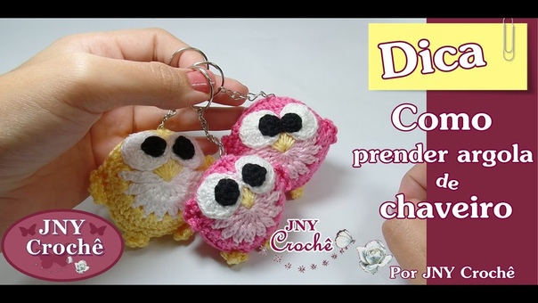 Dica Como prender argola de chaveiro por JNY