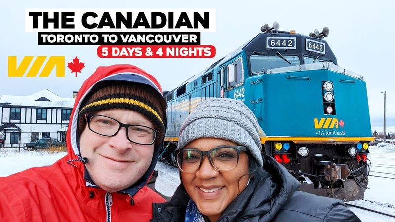 Via Rail The Canadian Toronto To Vancouver, 5 Days 4 Nights In a Cabin For