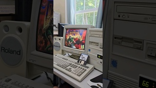 90s PC #gaming - ULTIMATE DOOM (1994) startup #asmr