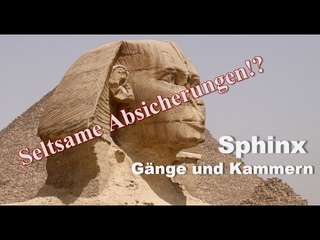 Sphinx in Gizeh - Gänge und Kammern