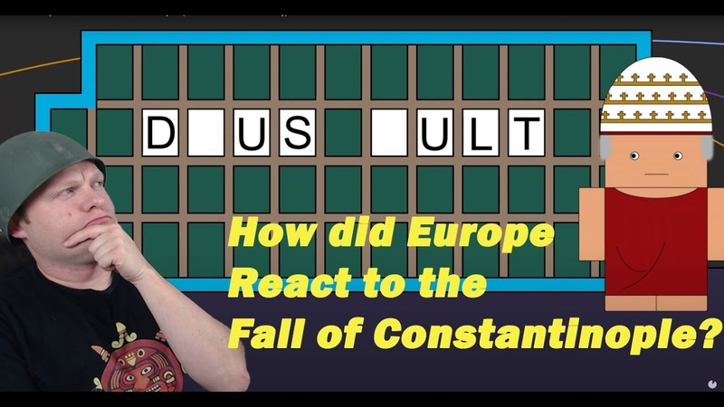 How did Europe React to the Fall of Constantinople by History Matters, A History Teacher