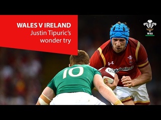 Justin Tipuric wonder try against Ireland | WRU TV