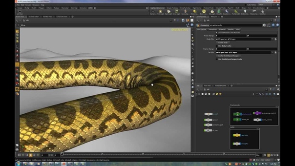 Piranhaconda Houdini SOPs Muscle and Wrinkles