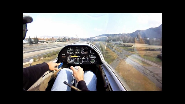 Glider Take off, Half Spin and Landing Blanik L 23, Club de Planeadores