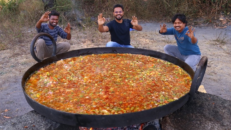 Biggest Egg Omelette With Lamb Meat, Egg Omelette Recipe, Bell peppers Omelette, Grandpa