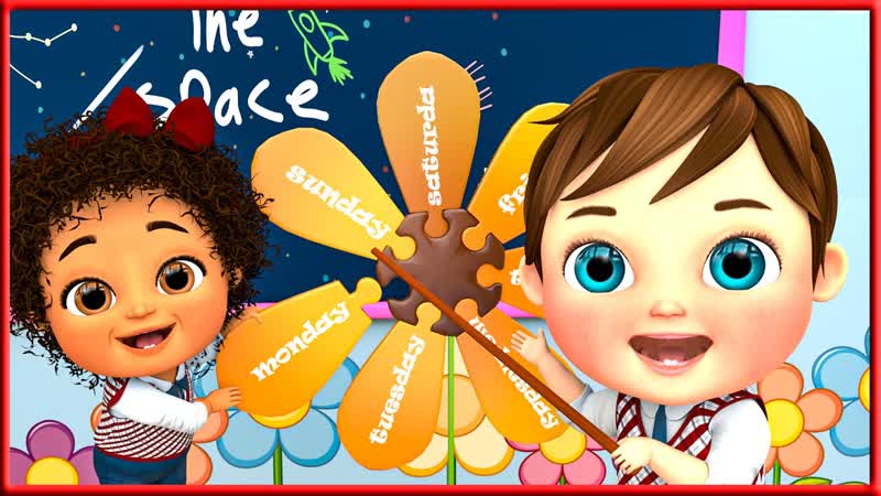 𝑵𝑬𝑾 Seven Days + More ORIGINAL, Banana Cartoon 3 D Nursery Rhymes Baby Kids