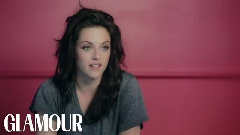 Kristen Stewart: First Crush, Goodbye to Bella Reading Her Cats Mind Glamour Cover