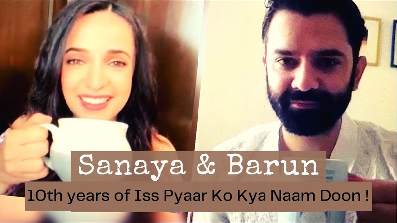 Sanaya Irani Barun Sobti on the 10th anniversary of Iss Pyaar Ko Kya Naam