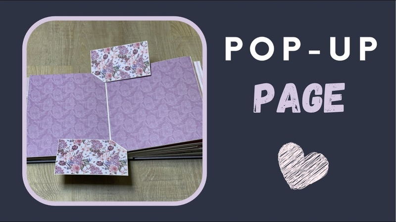 Pop Up Page, Tutorial, DIY Pop Up Scrapbook