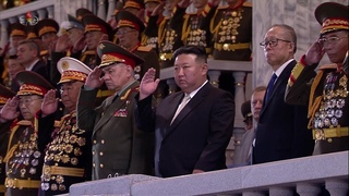 위대한 조국해방전쟁승리 70돐경축 열병식 Grand Military Parade Held to Celebrate 70th Anniversary of Great War Victory