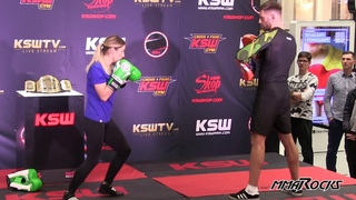 KSW 52 - ALEKSANDRA ROLA POKAZUJE PROGRES PRZED KSW 52
