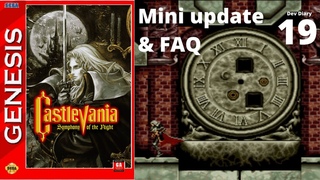 Quick Update & FAQ - Castlevania: SotN for Sega Mega Drive & Genesis - Dev Diary 19
