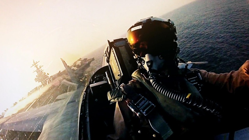 Meet Jet Girl : Female F, A 18 Fighter Aviator Fighting ISIS From The
