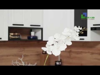 Кухни Leko “Монс“ в цвете Графит/Белый