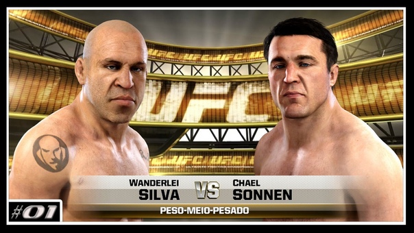 EA UFC Online Wanderlei Silva Seiji VS Chael Sonnen Sinx Fight dos dopados PS4 PT
