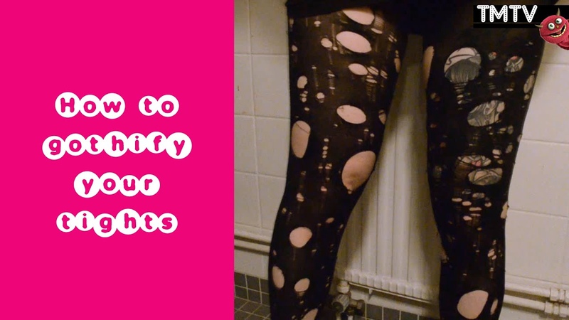 DIY ripped gothic