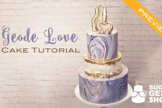 Geode Love Cake Tutorial Preview - Premium Level