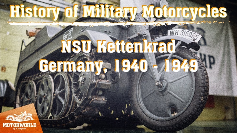 NSU Kettenkrad HK 101 Sd Kfz 2, 1944, Germany. Review test