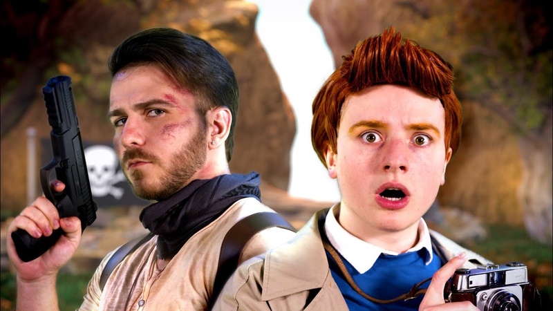 Nathan Drake vs Tintin RAP BATTLE ft. Cam Steady, Littleflecks