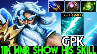 GPK Zeus 11k MMR Show His Skill Insane Shocking Damage Dota 2