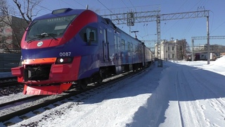 Электропоезд ЭП2Д-0087 ЦППК РЭКС на Горьковском направлении МЖД