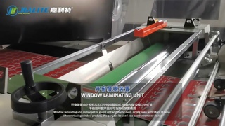 Automatic Water Based Glue and Thermal Film Laminating Machine with DE Film Rewinding Device