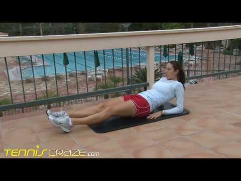WTA Tennis Pro Dominika Dieskova shows us her core training