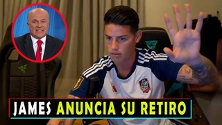JAMES RODRIGUEZ ANUNCIA SU RETIRO DEL FUTBOL PROFESIONAL ATRAVEZ DE TWITCH
