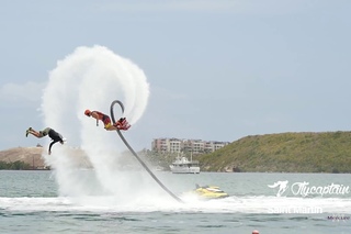 Flyboard Tandem Tricks at Flycaptain Training camp in Saint Martin