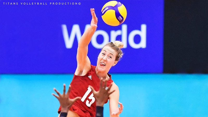 Kimberly Hill Best Volleyball Spikes 2019 2020, Womens