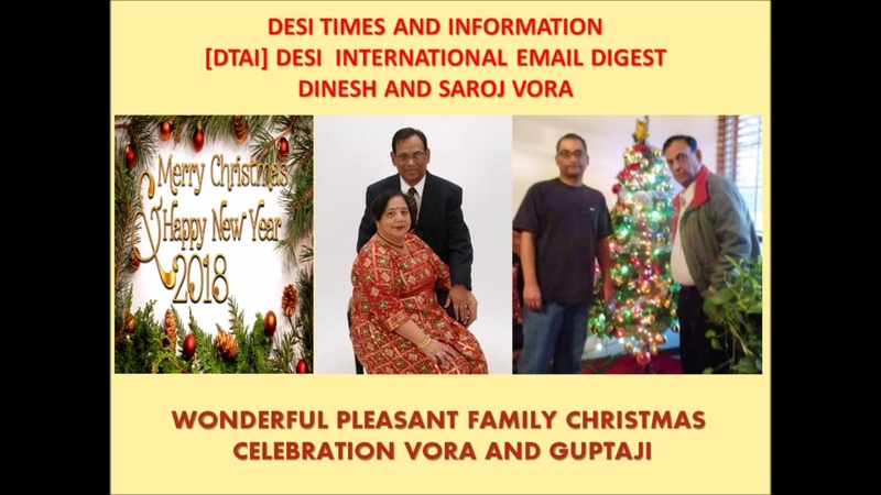 Wonderful Pleasant Family Christmas Celebraion Dinesh