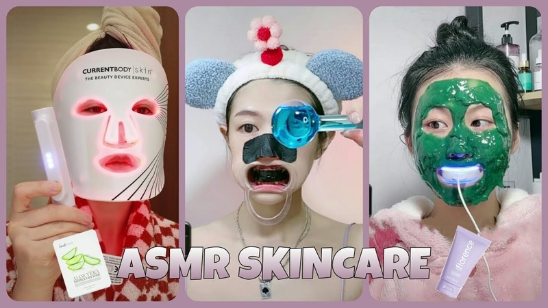 NEW ASMR SKINCARE AND BEAUTY TREATMENTS VIDEOS , TIKTOK CHINA satisfying compilation