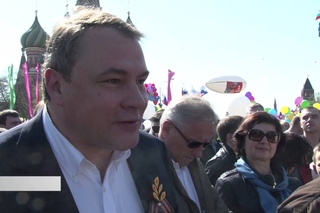Единороссы приняли участие в первомайском шествии