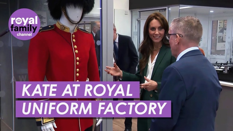 Princess Catherine Visits Royal Guard Uniform