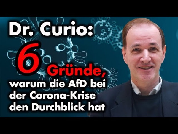 6 Gründe, warum die Af D bei der Corona Krise den Durchblick hat, Dr. Gottfried