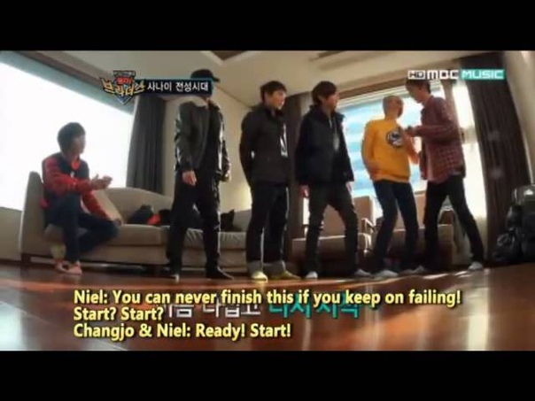 Teen Top paper game and Changjo first