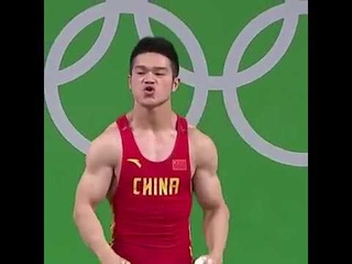 Shi Zhiyong 69kg  162kg and (squat) jerked a massive 190